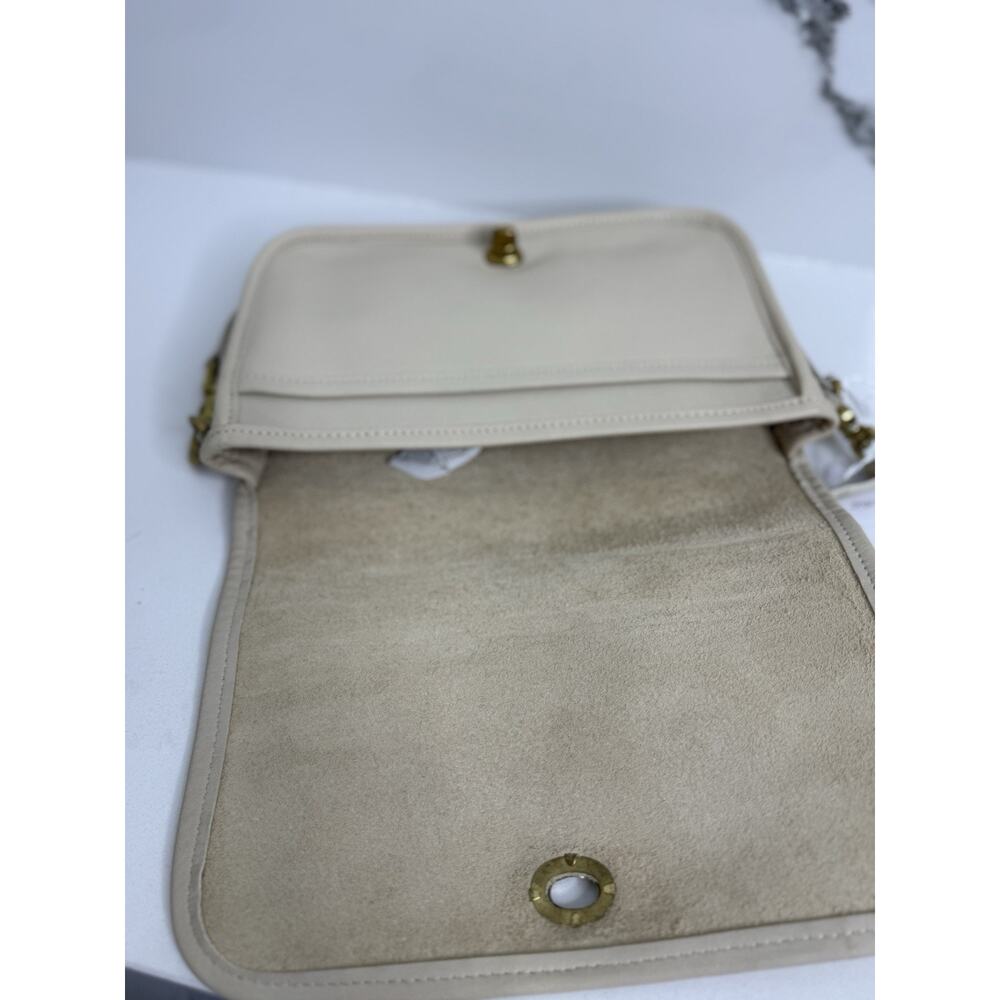 Vintage 80’s Rare Leather Coach Ivory Clutch Crossbody Bag 009-1020 USA - Picture 6 of 11